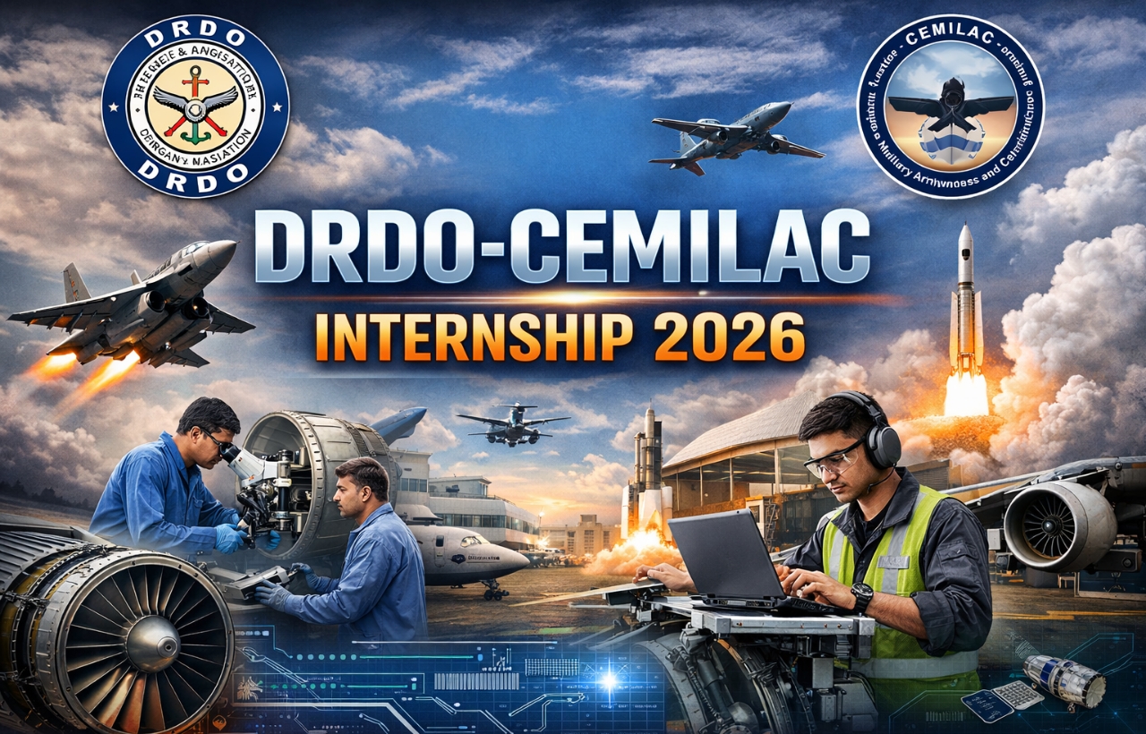 DRDO-CEMILAC Internship 2026: Eligibility, Stipend, Application Process & Dates